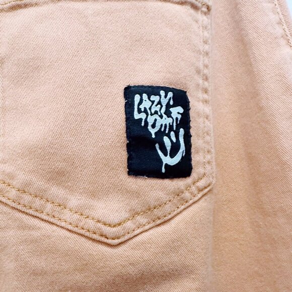 Lazy Oaf Cargo Pants Utility Style Orange - Picture 9 of 12